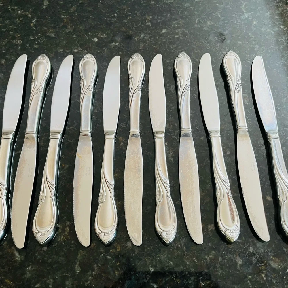 🍴 Fortunoff stainless steel knives/ flatware 🔪